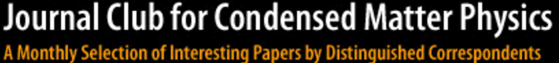 Condensed matter journal club